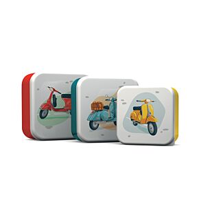 Scooter Lunchboxen Brotdosen 3er-Set M/L/XL 