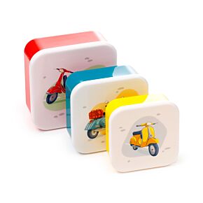 Scooter Lunchboxen Brotdosen 3er-Set M/L/XL Scooter Lunchboxen Brotdosen 3er-Set M/L/XL