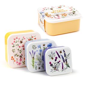 Nectar Meadows Biene Lunchboxen Brotdosen 3er-Set M/L/XL