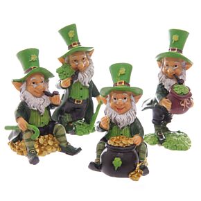 Irland Leprechaun Irischer Kobold Sammlerfigur 9-11cm Irland Leprechaun Irischer Kobold Sammlerfigur 9-11cm