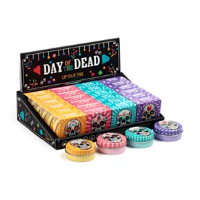 Day of the Dead Tag der Toten Lippenbalsam in Metalldose