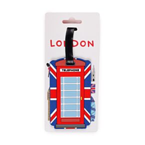 London Britische Flagge Telefonzelle PVC Gepäckanhänger