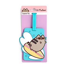 Pusheen the Cat Katze Sommer Surfing PVC-Kofferanhänger
