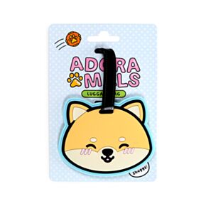 Adoramals Shuggs the Shiba Inu Hund PVC-Kofferanhänger