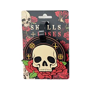 Skulls & Roses Totenkopf & Rosen PVC-Kofferanhänger Skulls & Roses Totenkopf & Rosen PVC-Kofferanhänger