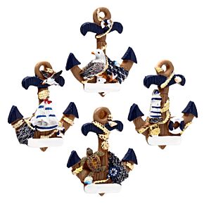 An der Küste Souvenir 3D-Magnet Schiffsanker