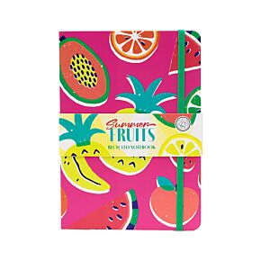 Summer Fruits Sommer Obst Notizbuch A5 Liniert Recyclingpapier