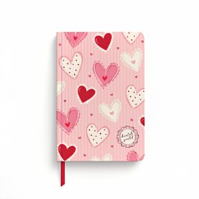 Amore Herz Recyclingpapier A5 Duftendes Notizbuch
