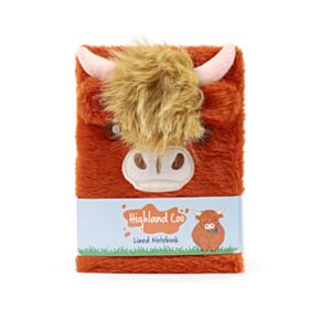 Highland Coo Kuh  Liniertes Notizbuch A5 80 Seiten