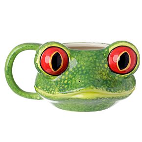 Baumfrosch-Kopf Figurativer Keramikbecher Baumfrosch-Kopf Figurativer Keramikbecher