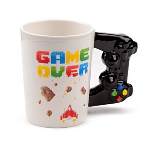 Game Over Keramikbecher mit Spielekonsole-Griff