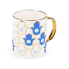 Hand des bösen Blicks  Tasse aus Porzellan 
