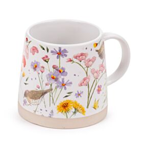 Jan Pashley Wings & Wildflowers Vögel & Wildblumen Konischer Steingutbecher