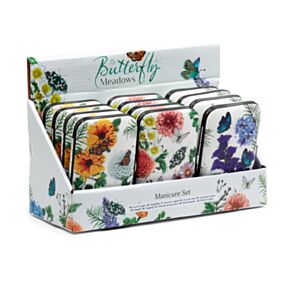 Butterfly Meadows Schmetterling 5-teiliges Maniküreset im Etui