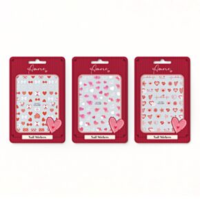 J'Adoramals Herzen Selbstklebende Nagelsticker
