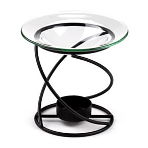 Eden Duftlampe Metallspirale mit Glasaufsatz