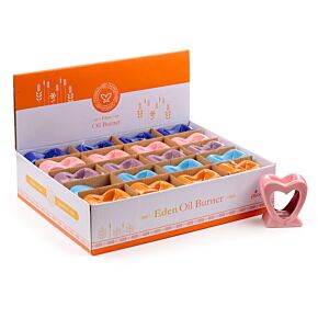 Herzgeformte Duftlampe aus Keramik Herzgeformte Duftlampe aus Keramik