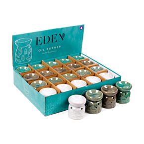 Eden kleine Duftlampe aus Keramik mit Blätter