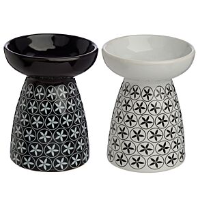 Blumenmuster Duftlampe für Öl und Wachs Blumenmuster Duftlampe für Öl und Wachs