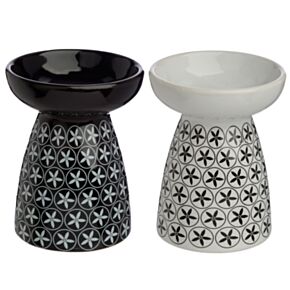 Blumenmuster Duftlampe für Öl und Wachs