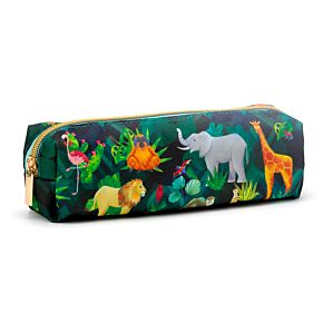 Animal Kingdom Tierwelt Canvas-Federmappe Animal Kingdom Tierwelt Canvas-Federmappe