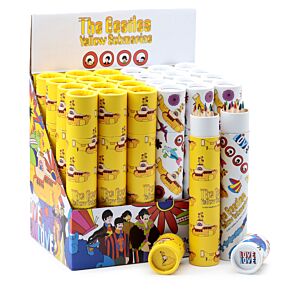 The Beatles Yellow Submarine Stiftebox mit 12 Buntstiften The Beatles Yellow Submarine Stiftebox mit 12 Buntstiften