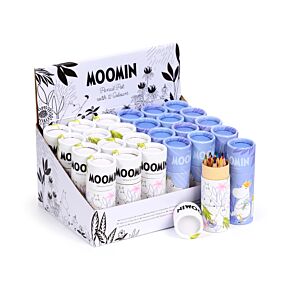 Moomin Mumin Stiftebox mit 12 Buntstiften Moomin Mumin Stiftebox mit 12 Buntstiften