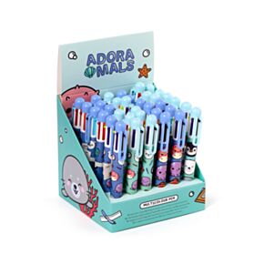 Adoramals Sealife Meerestiere Mehrfarbiger Kugelschreiber (6 Farben)