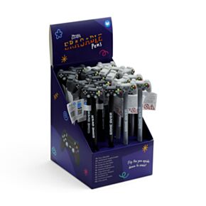 Game Over Radierbarer Kugelschreiber mit Game Controller Topper 