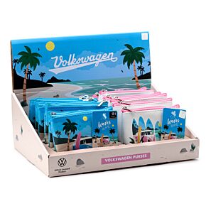 Volkswagen Bulli VW T1 Waves PVC Portemonnaie