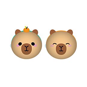 Adoramals Capybara Wasserschwein Mini Geldbörse Adoramals Capybara Wasserschwein Mini Geldbörse