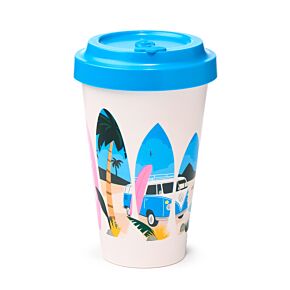 Volkswagen VW T1 Bus Bulli Waves Set Becher RPET 400ml Volkswagen VW T1 Bus Bulli Waves Set Becher RPET 400ml