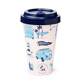 Volkswagen VW T1 Bus Bulli Explore Becher RPET 400ml Volkswagen VW T1 Bus Bulli Explore Becher RPET 400ml
