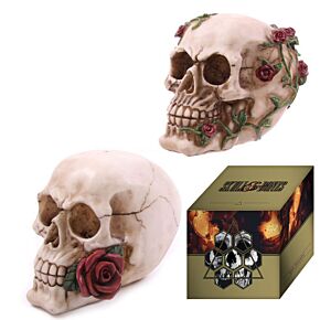 Totenkopf mit Rosen Totenkopf mit Rosen