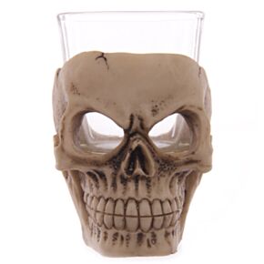 Gruseliger Totenkopf mini Schnapsglas