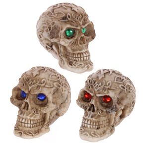 Mini Keltische Totenköpfe mit Edelstein Augen