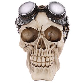 Steam Punk Stil Totenkopf Deko mit Brille Steam Punk Stil Totenkopf Deko mit Brille