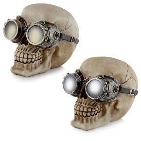 Steam Punk Totenkopf Ornament mit Schutzbrille Steam Punk Totenkopf Ornament mit Schutzbrille