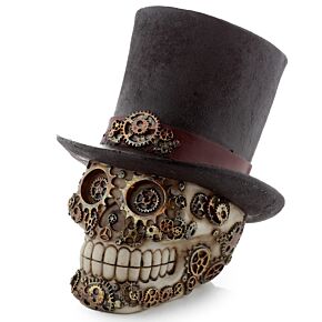 Steam Punk Totenkopf mit Zylinderhut Steam Punk Totenkopf mit Zylinderhut