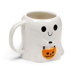Spooky Süßes oder Saures Keramik-Tasse in Geistform 