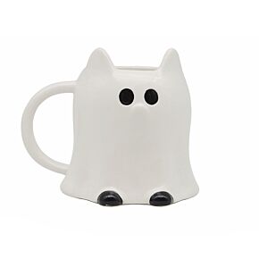 Spooky Keramik-Tasse Katzen-Geistform Spooky Keramik-Tasse Katzen-Geistform