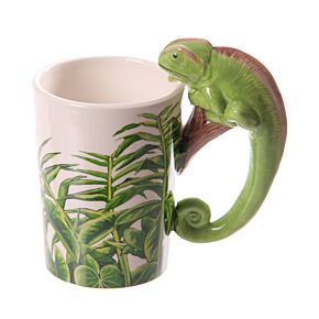 Chameleon geformter Henkel Tasse  