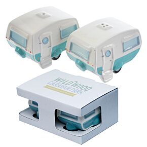 Home Is Where You Park It Caravan Keramik Salz- & Pfefferstreuer Set Home Is Where You Park It Caravan Keramik Salz- & Pfefferstreuer Set