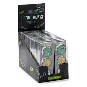 Dinosauria Dino Radiergummis 3er Set Dinosauria Dino Radiergummis 3er Set