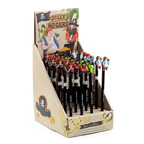 Jolly Rogers Piraten Bleistift mit PVC-Topper