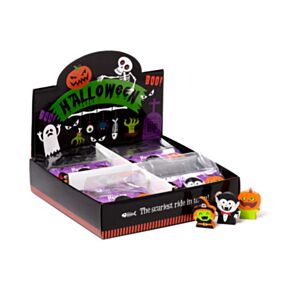 Hexe, Vampir & Kürbis Radiergummis 3er Set