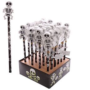 Lustiges Skelett Bleistift mit Radiergummi Lustiges Skelett Bleistift mit Radiergummi