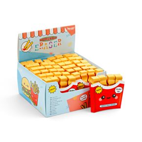 Foodiemals French Fries Pommes-förmiges Radiergummi 4er-Set