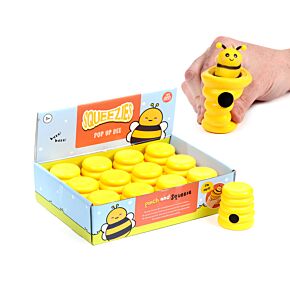 Squeezies Biene & Bienenstock Pop-Out-Quetschspielzeug Squeezies Biene & Bienenstock Pop-Out-Quetschspielzeug