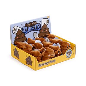 Queasy Squeezies Poop Plüsch-Quetschspielzeug Queasy Squeezies Poop Plüsch-Quetschspielzeug